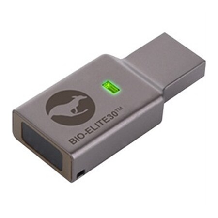 Kanguru Solutions 32GB Fingerprint Encrypted USB, KDBE3032G KDBE30-32G